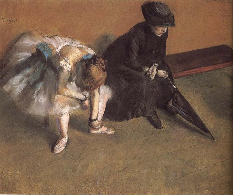 Edgar Degas Waiting china oil painting image